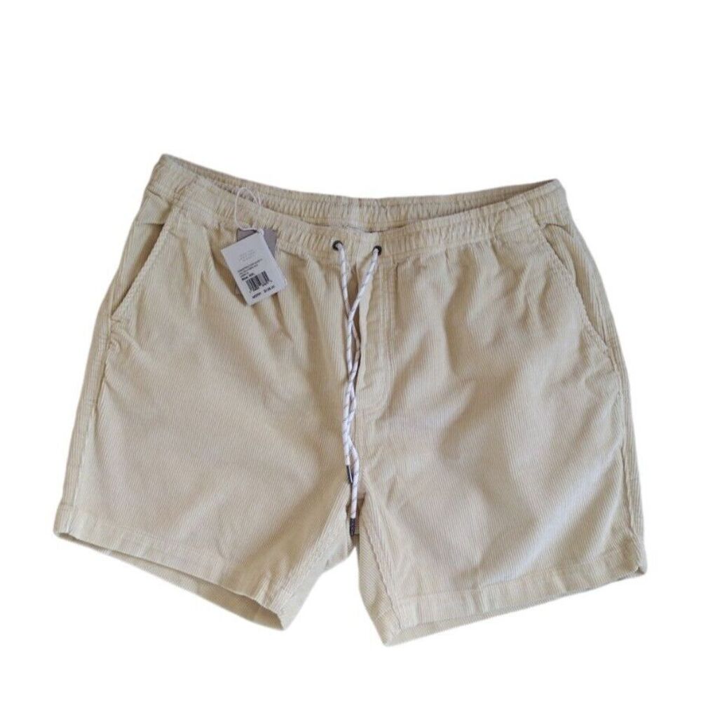 Faherty Shorts Man's XXL Light‎ Yellow Corduroy Cord 6" Southern Sun MSRP $128